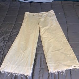 Anthropology distressed capris